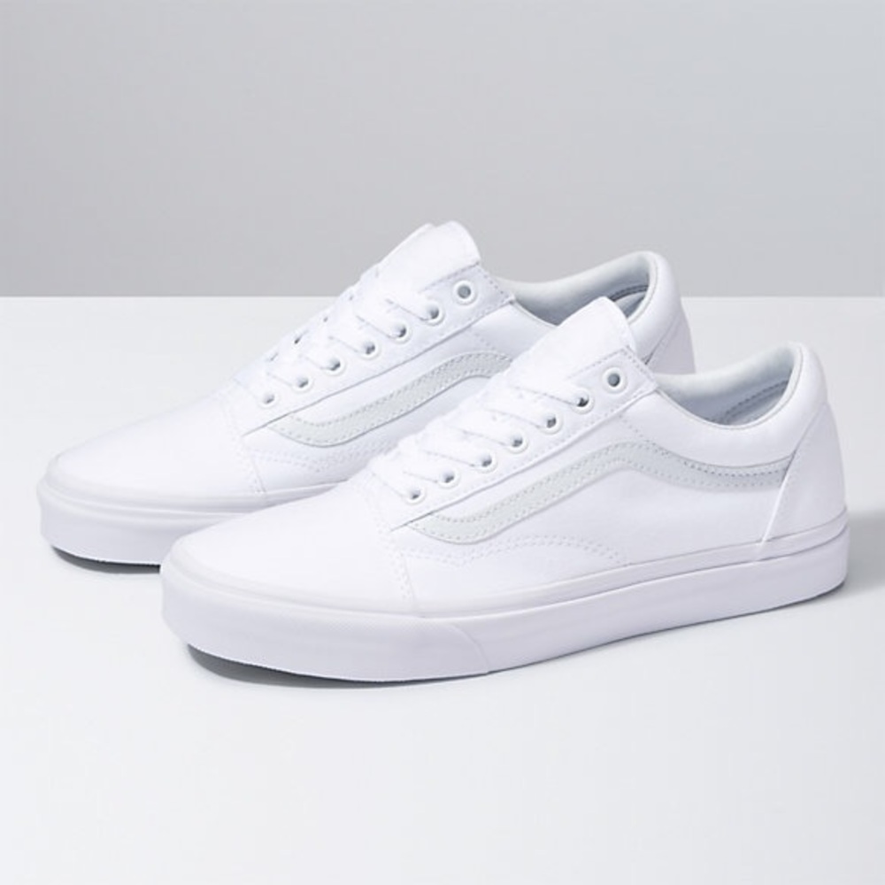 ISO: WHITE OLD SKOOL VANS